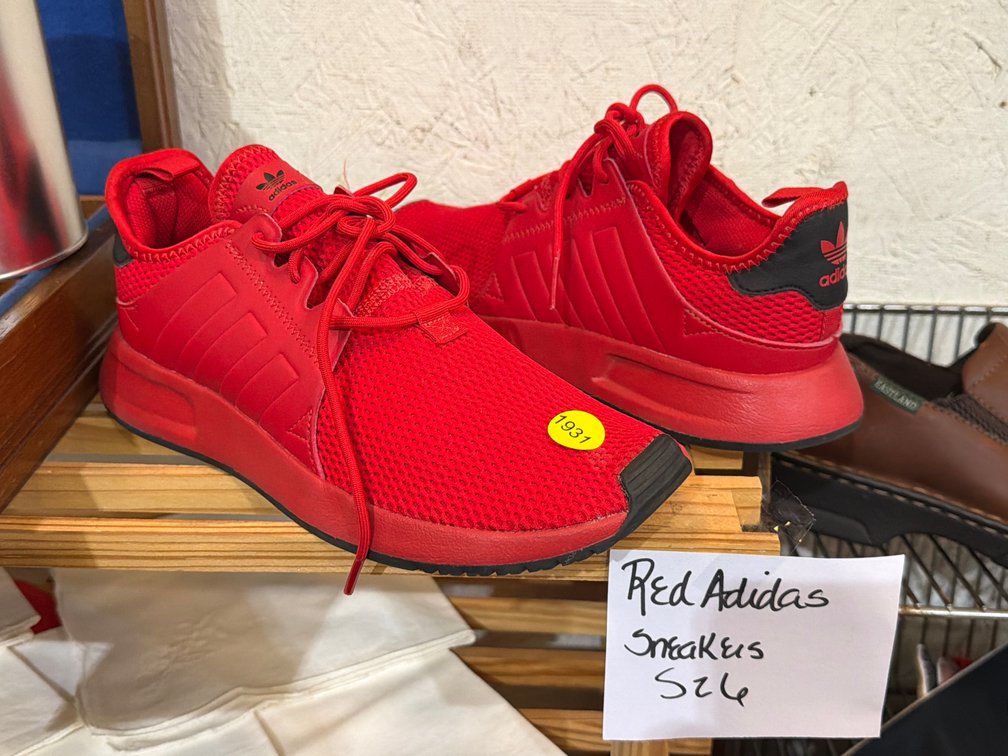 RED ADIDAS SNEAKERS