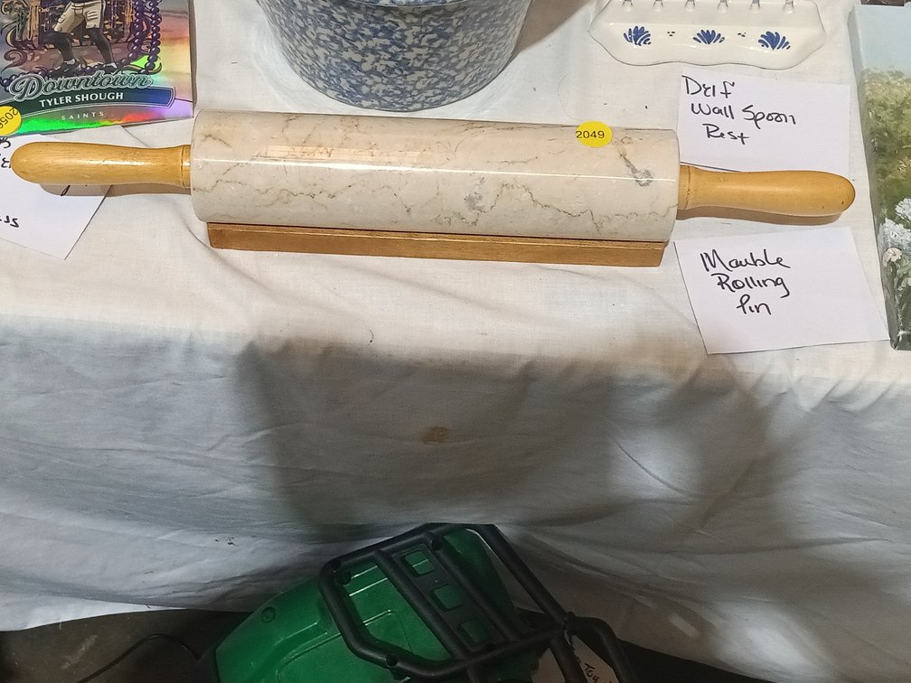 MARBLE ROLLING PIN