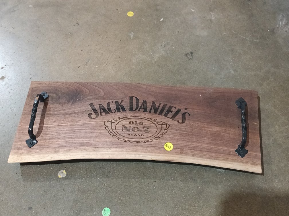 JACK DANIELS ENGRAVED TRAY