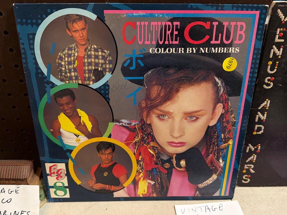 BINTAGE CULTURE CLUB 1980’S POP RECORD ABLUM
