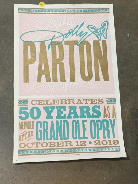 DOLLY 50 YEARS GRAND OLE OPRY POSTER