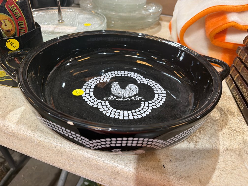 TEMPTATIONS ROOSTER DISH