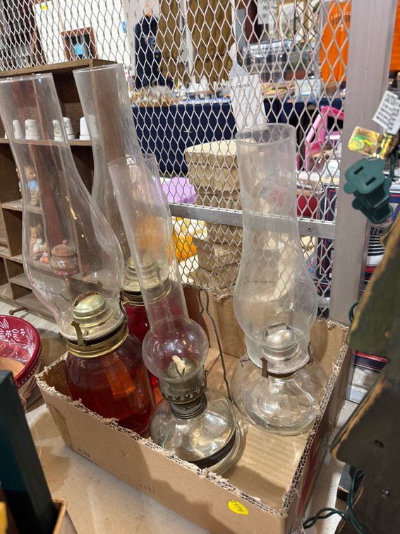 VINTAGE OIL LAMPS