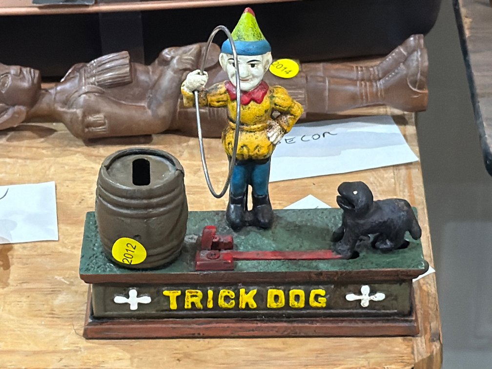 CAST IRON COIN BANK