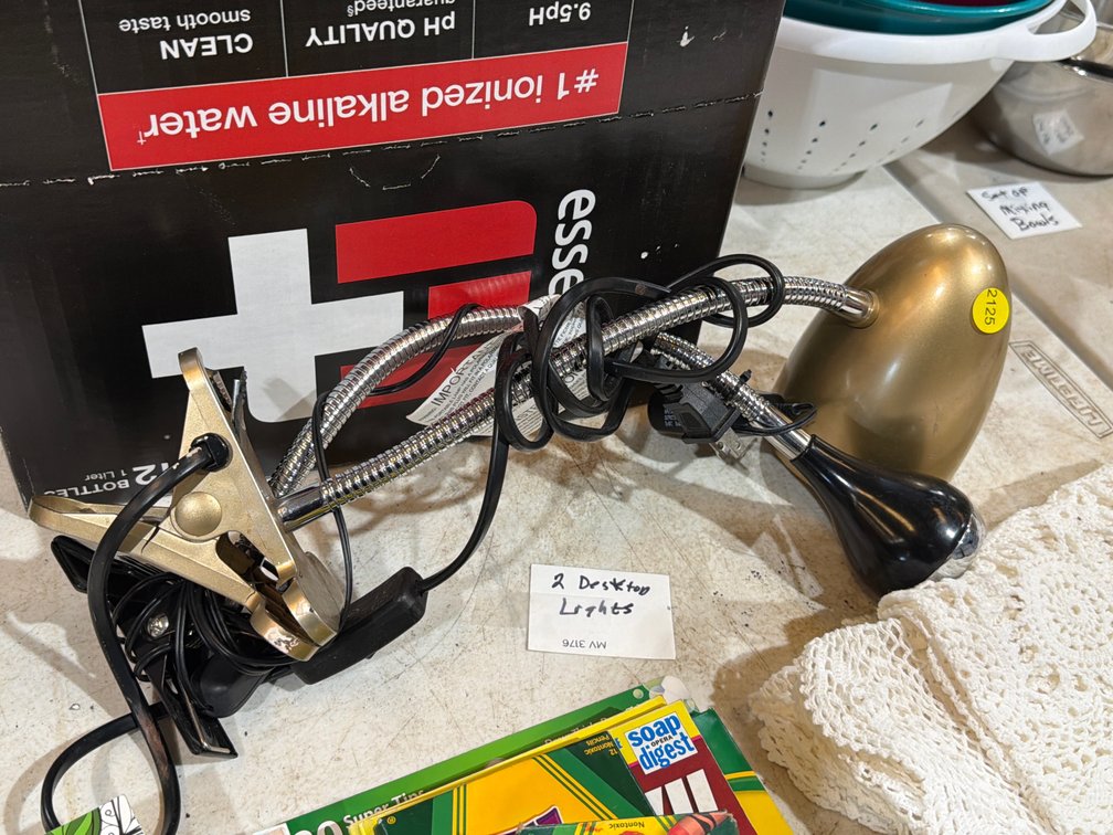 (2) DESKTOP LIGHTS
