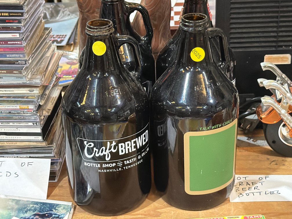 (4) CRAFT BEER JUGS