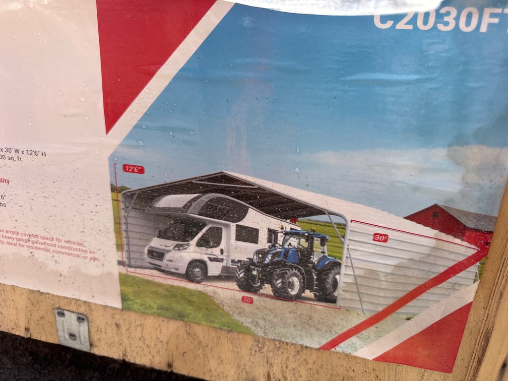 20’x30’ METAL CARPORT