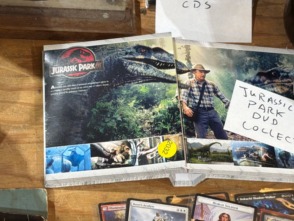 JURASSIC PARK BLU RAY DVD COLLECTION