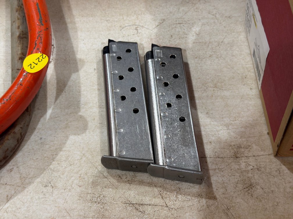 TWO SMITH AND WESSON MAGAZINES