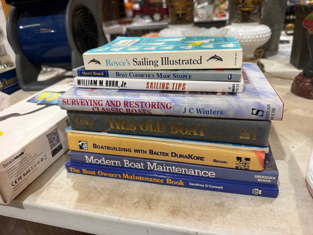 LOT OF BOAT AND SAILING BOOKS