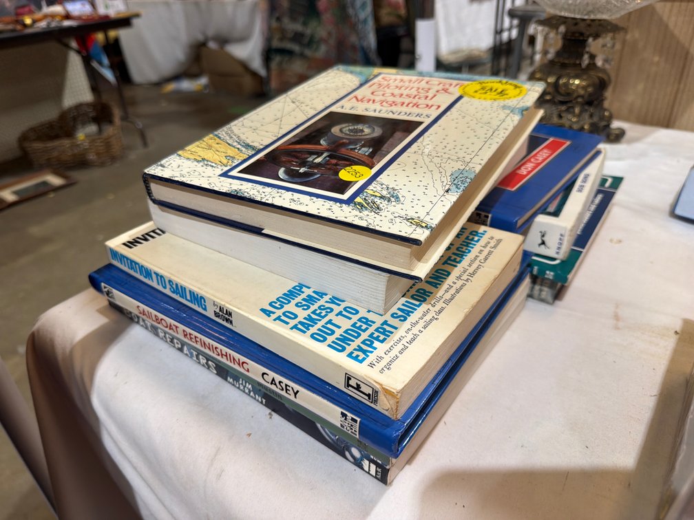 LOT OF BOAT AND SAILING BOOKS