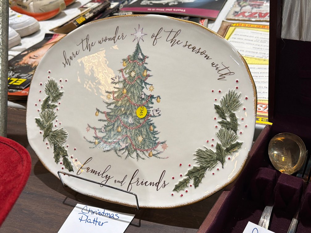 CHRISTMAS PLATTER