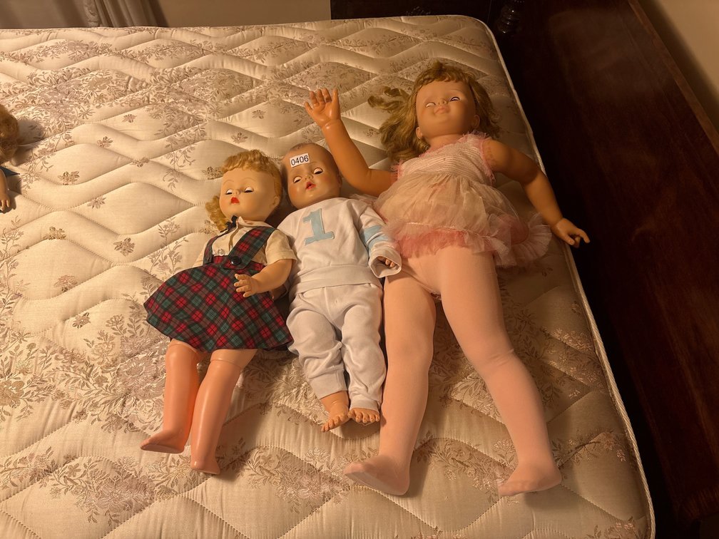 (3) LARGE VINTAGE DOLLS