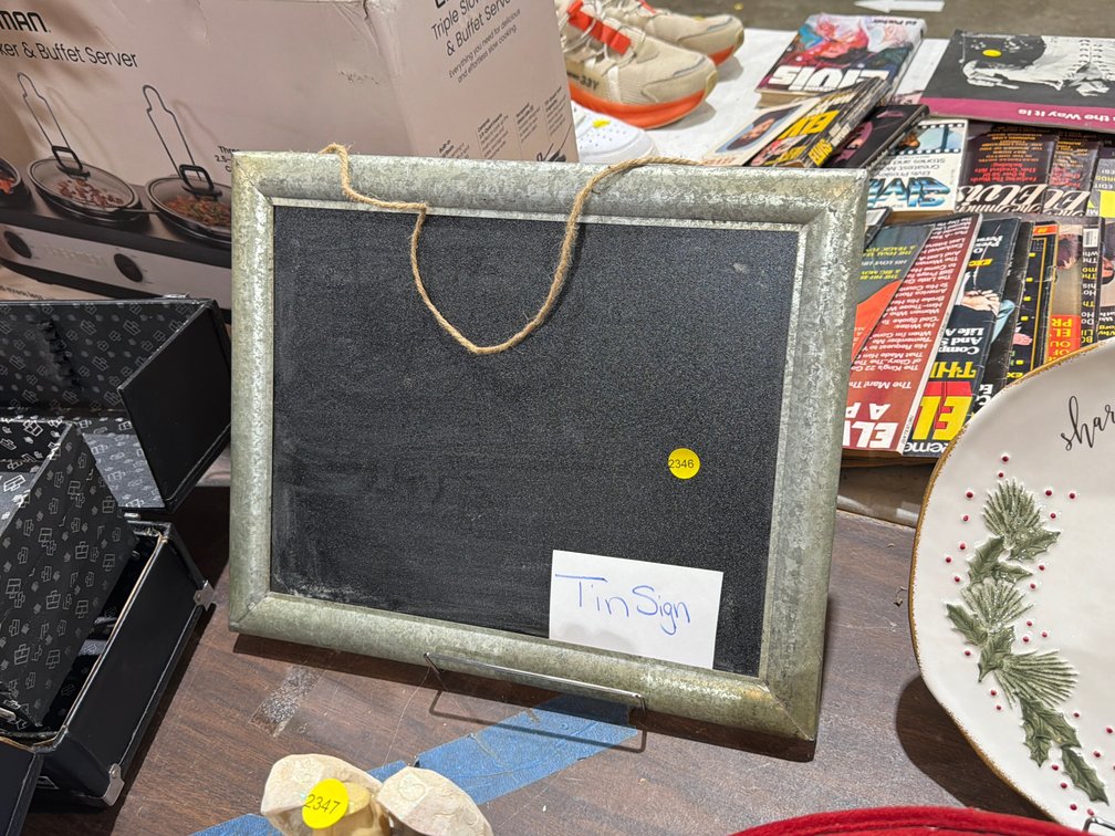 TIN SIGN