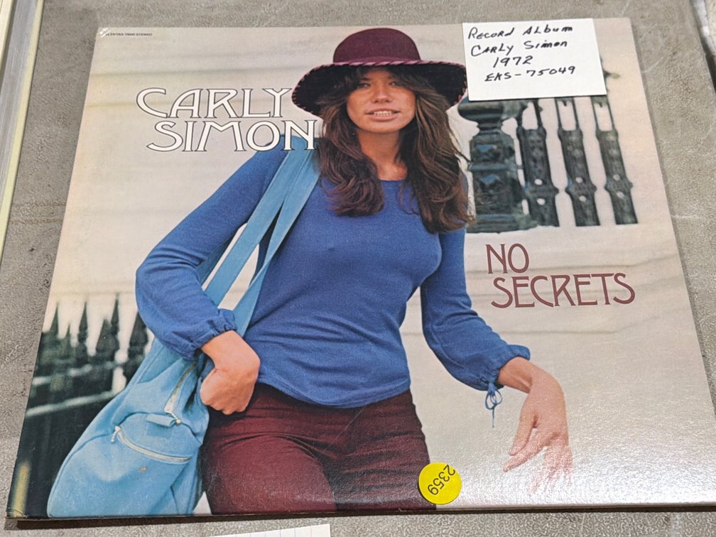 CARLY SIMON RECORD ALBUM 1972