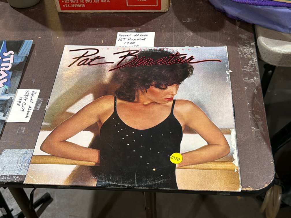 PAT BENATAR RECORD ALBUM