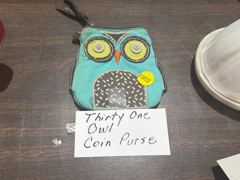 THIRTY ONE OWL COIN PURSE