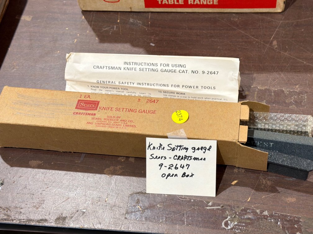 CRAFTSMAN KNIFE SETTING GAUGE