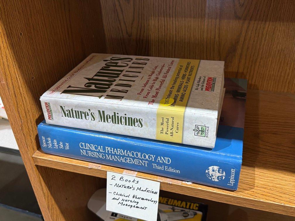 (2) BOOKS- NATURE’S MEDICINES, CLINICAL PHARMACOLOGY