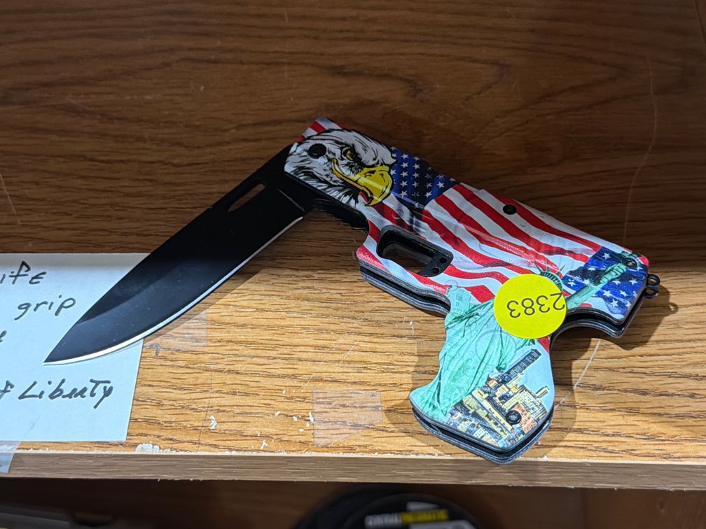PATRIOTIC GUN KNIFE
