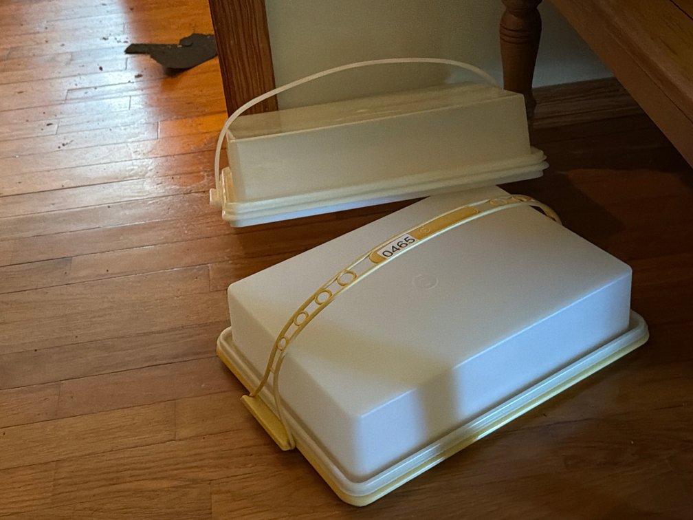 2 TUPPERWARE CONTAINERS