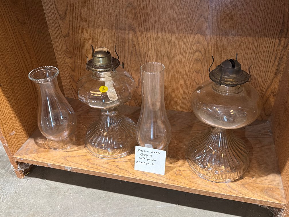 (2) KEROSENE LAMPS