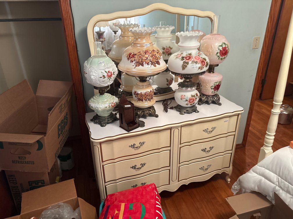 FRENCH PROVINCIAL DRESSER AND MIRROR