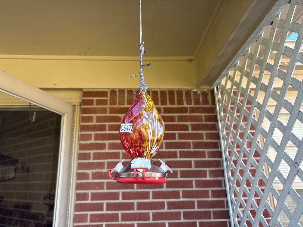 2 HUMMINGBIRD FEEDERS