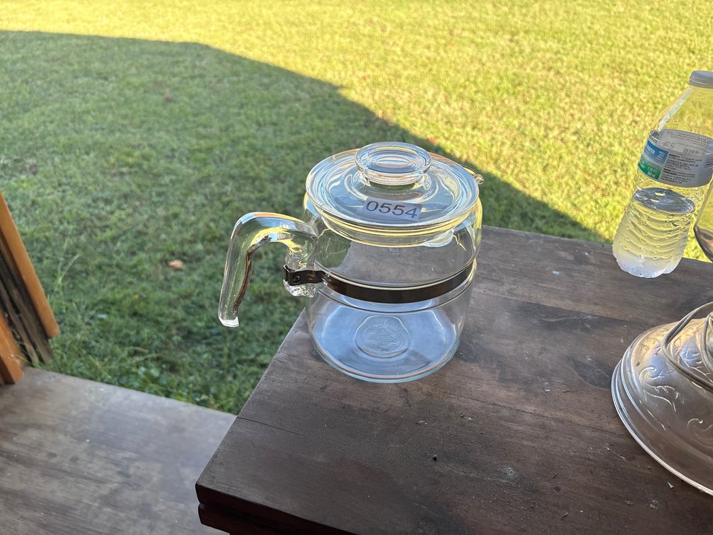 VINTAGE PYREX COFFEE PERCULATOR