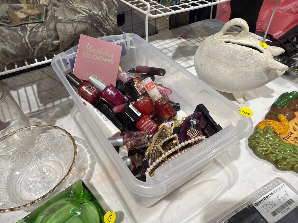 LOT OF NAIL POLISH AND OTHER ITEMS