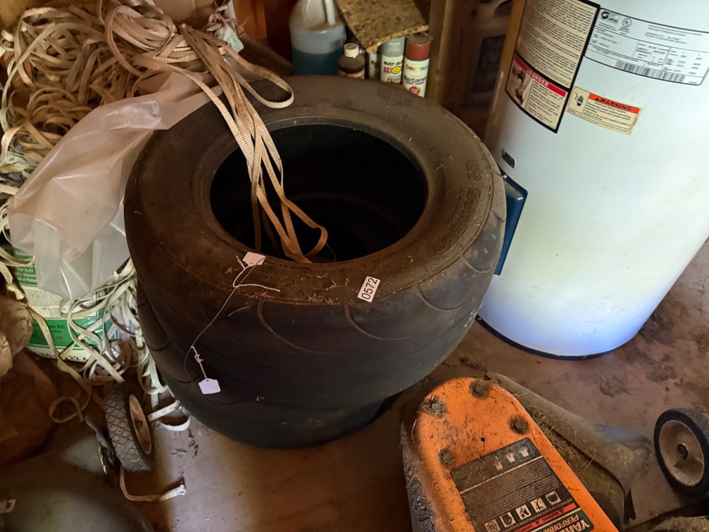 2 SLICK TIRES