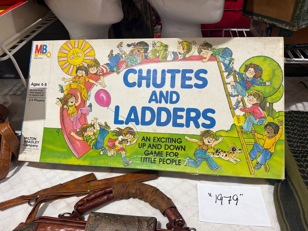VINTAGE 1979 CHUTES AND LADDERS GAME