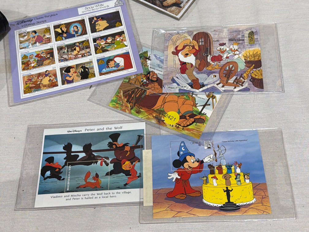 VARIOUS STAMPS- DISNEY, RUMPELSTILTSKIN, ETC.