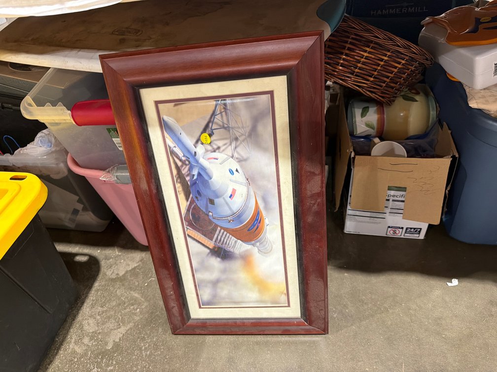 ROCKET FRAMED PRINT