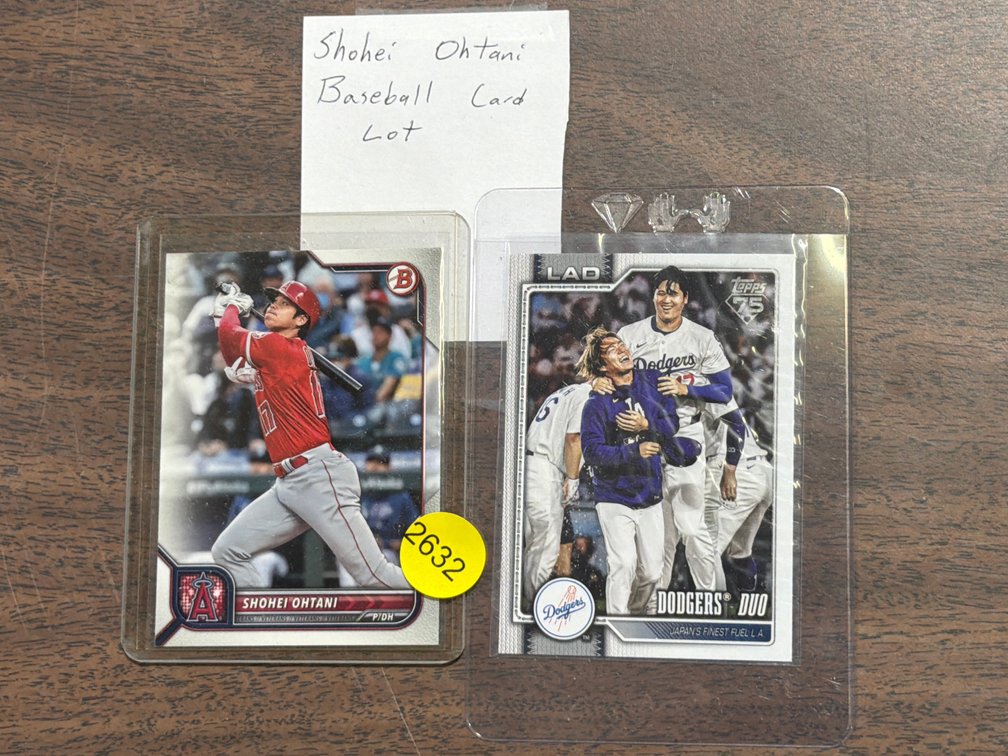 SHOHEI OHTANI BASEBALL CARD LOT