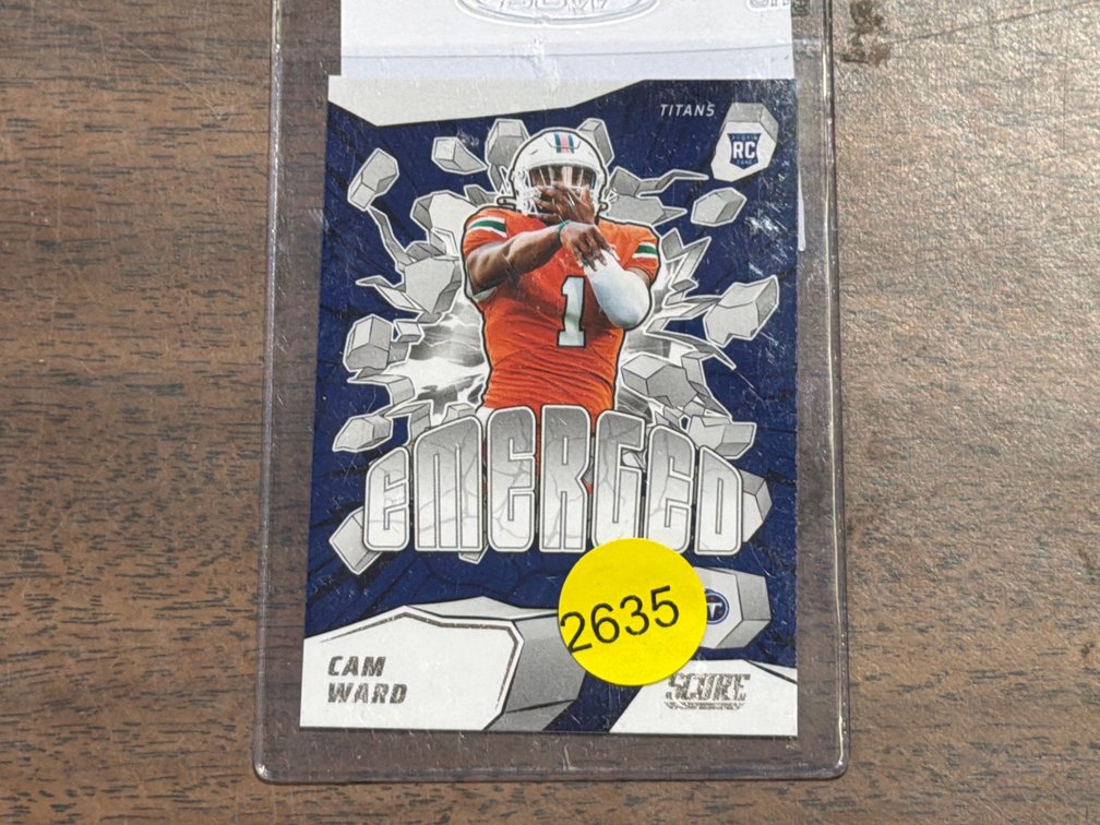 CAM WARD ROOKIE FOOTBALL CARD