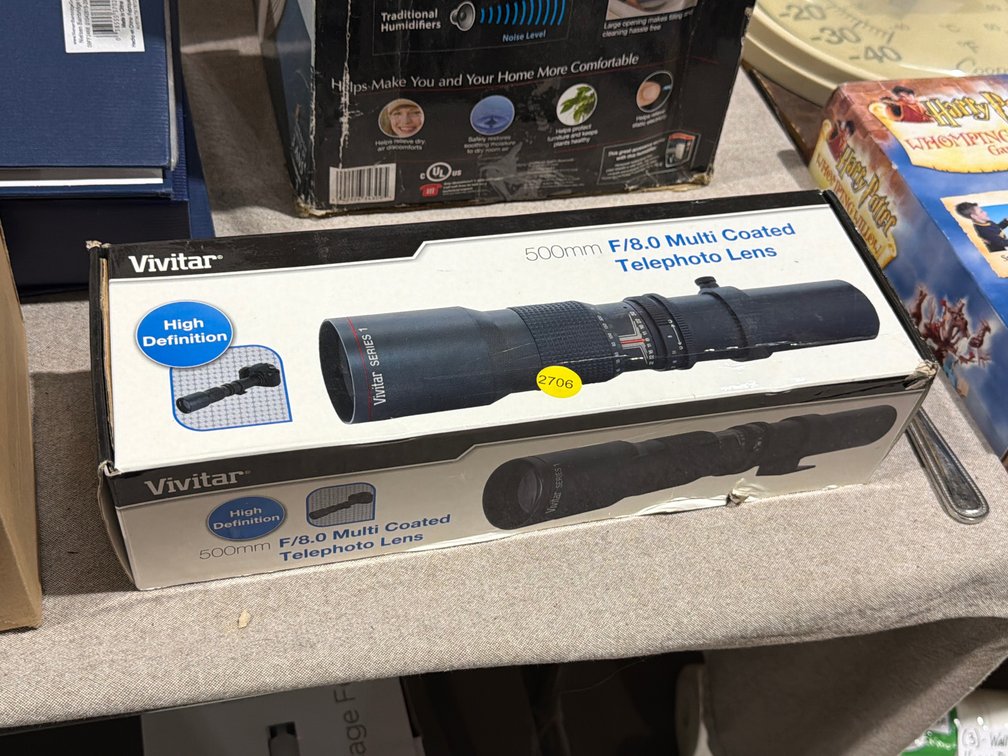 VIVITAR 500MM F/8.0 MULTI COATED TELEPHOTO LENS