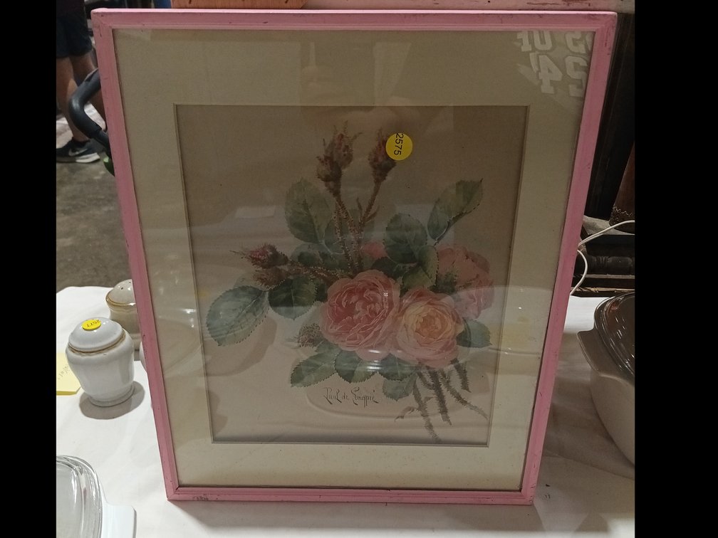 VINTAGE ROSE PRINT