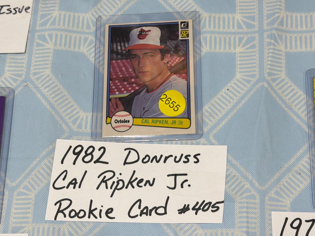 1983 DONRUSS CAL RIPKEN JR ROOKIE CARD #405
