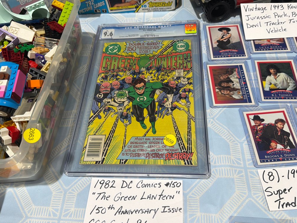 CGC GRADED 9.6 1982 DC COMIC #150 “THE GREEN LANTERN” 150 ANNIV. ISSUE