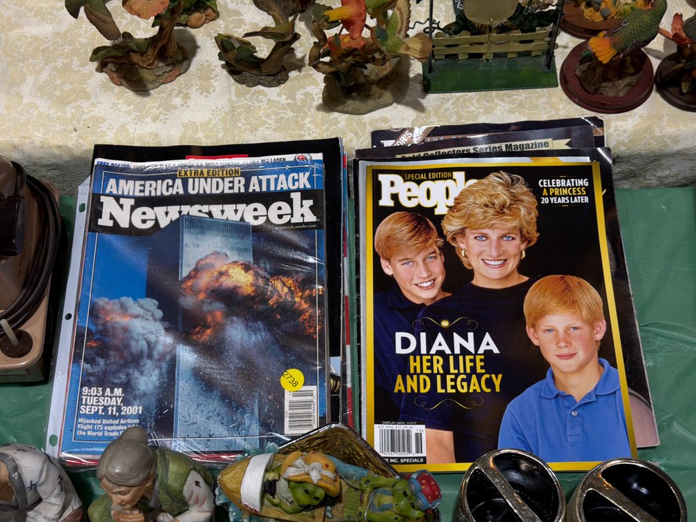 VARIOUS MAGAZINES- 9/11, DIANA, ETC.