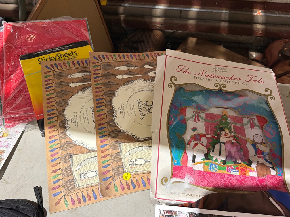 PAPER PLACE MATS , THE NUTCRACKER TALE CENTER PIECE , ETC