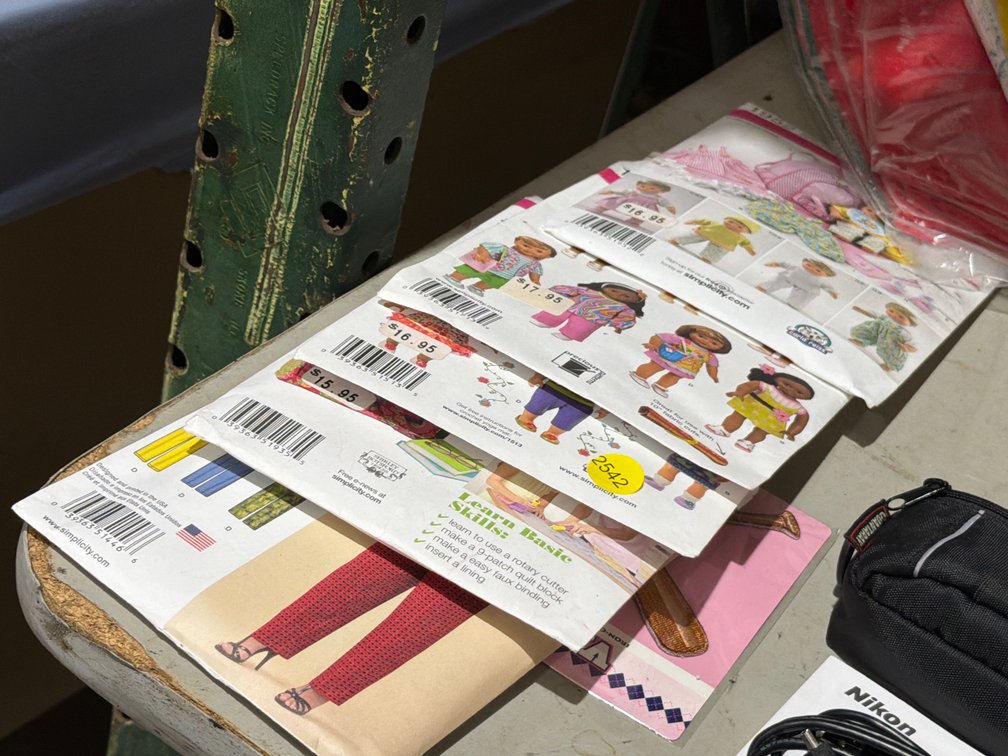 LOT OF SEWING PATTERNS FOR DOLL CLOTHES