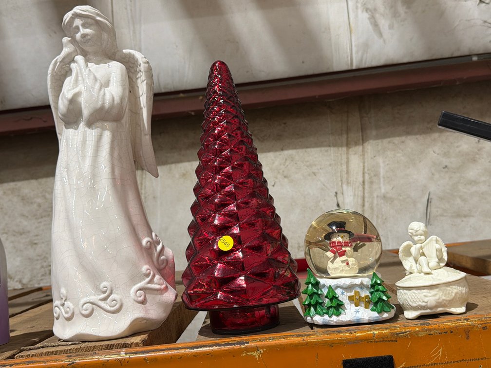 ANGEL FIGURE , SNOW GLOBE ,ETC