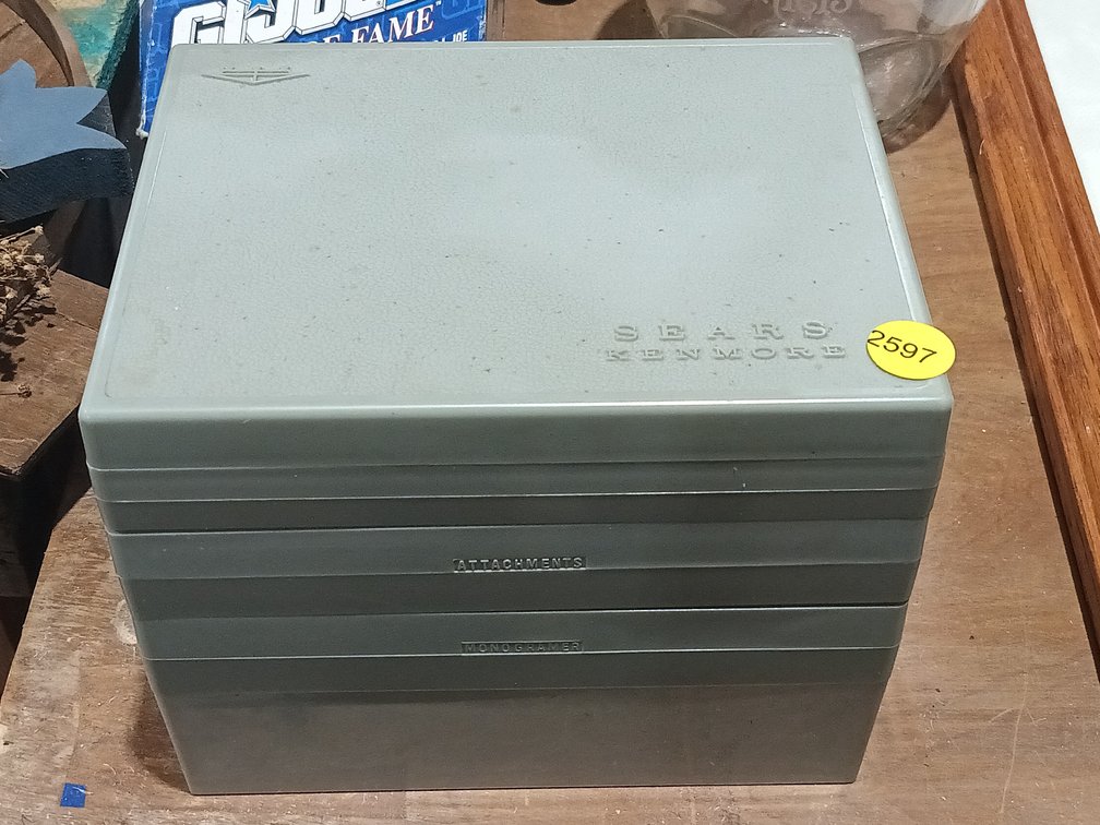 MULTI TIER SEARS KENMORE SEWING MACHINE ACCESSORIES