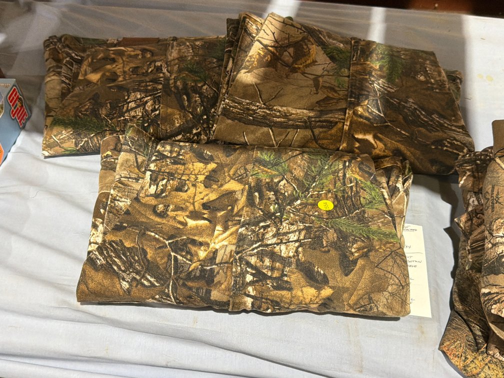 (3) PAIRS OF WRANGLER CAMO PANTS SIZE 38X34