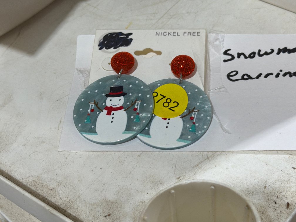 SNOWMAN EARRINGS