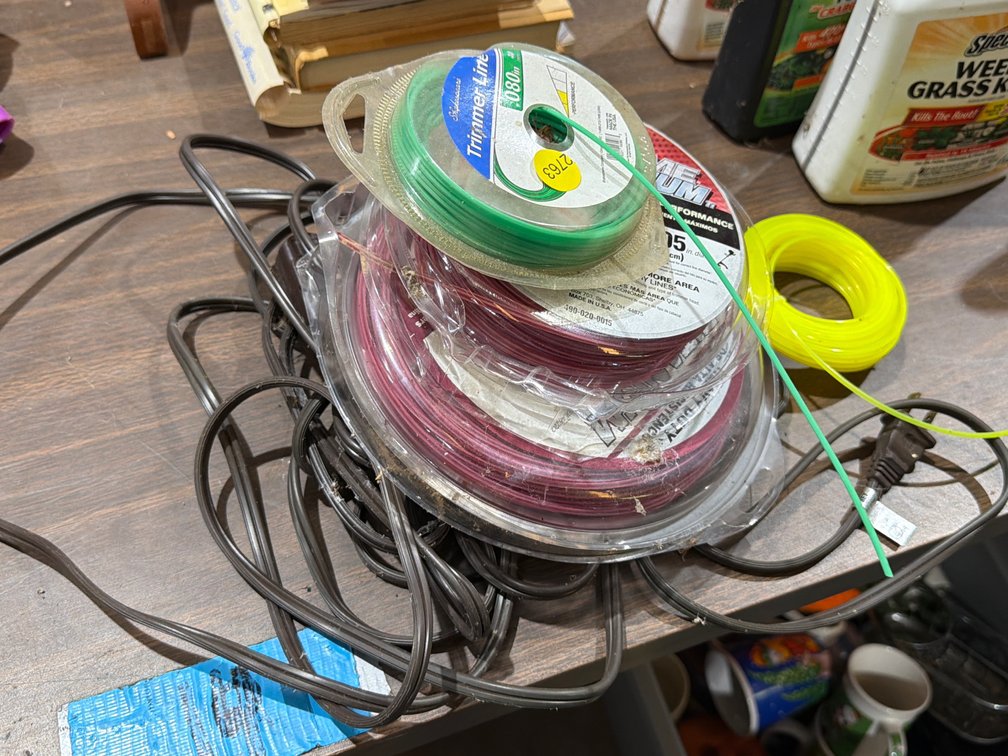 TRIMMER LINE, EXTENSION CORDS