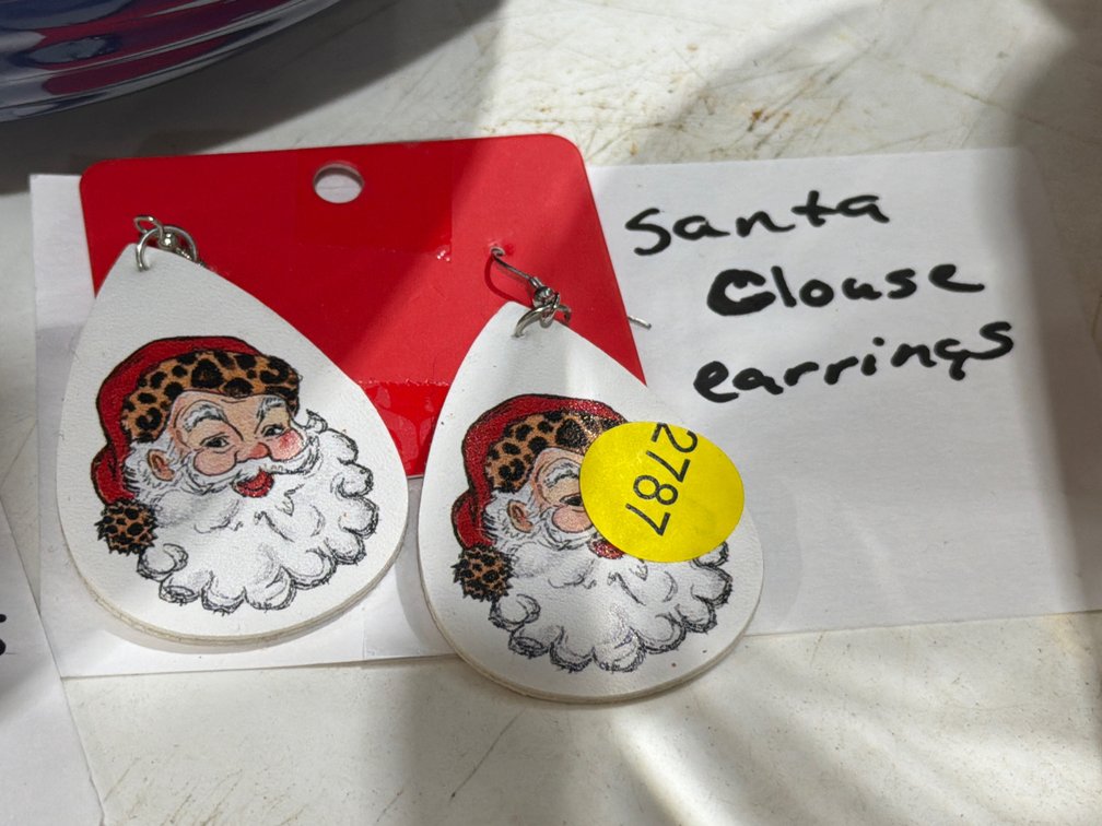 SANTA CLAUS EARRINGS