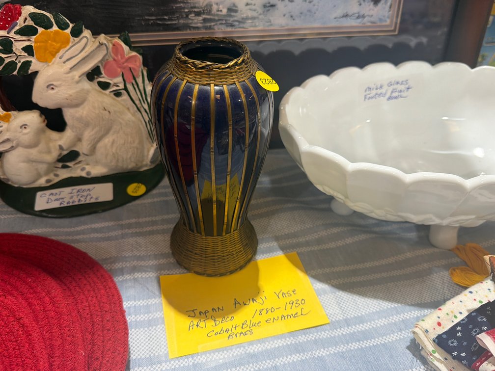 JAPAN AWAJI ART DECO VASE